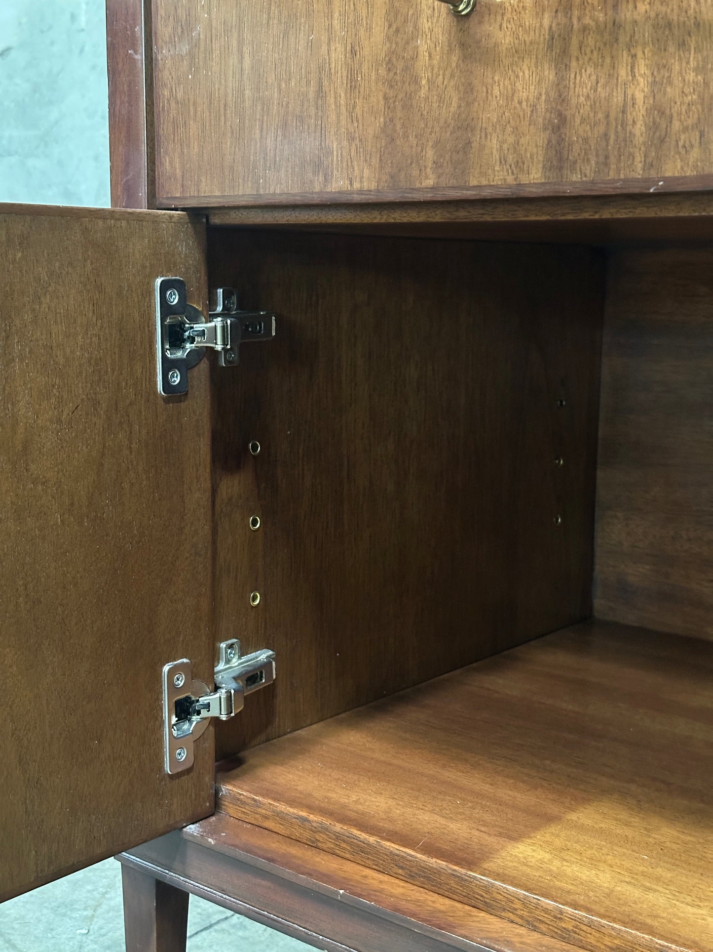 C. Mariani Custom Studio Walnut Sideboard, San Francisco, Nine Drawers