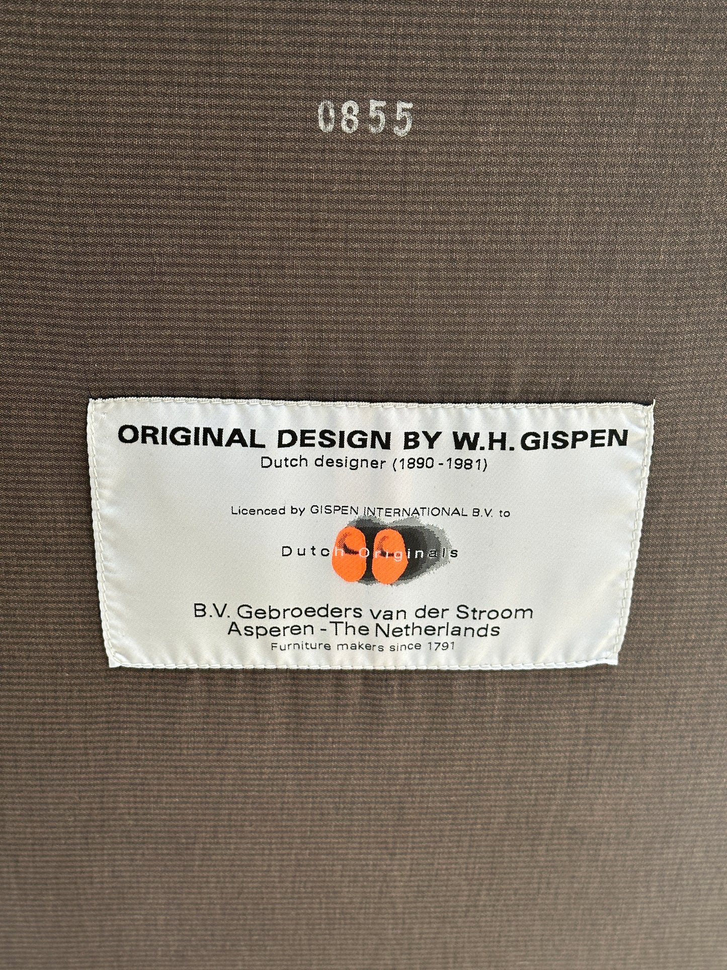 W.H. Gispen Model 412 Cantilever Armchair, Dutch Originals, Rust Velvet, Chrome