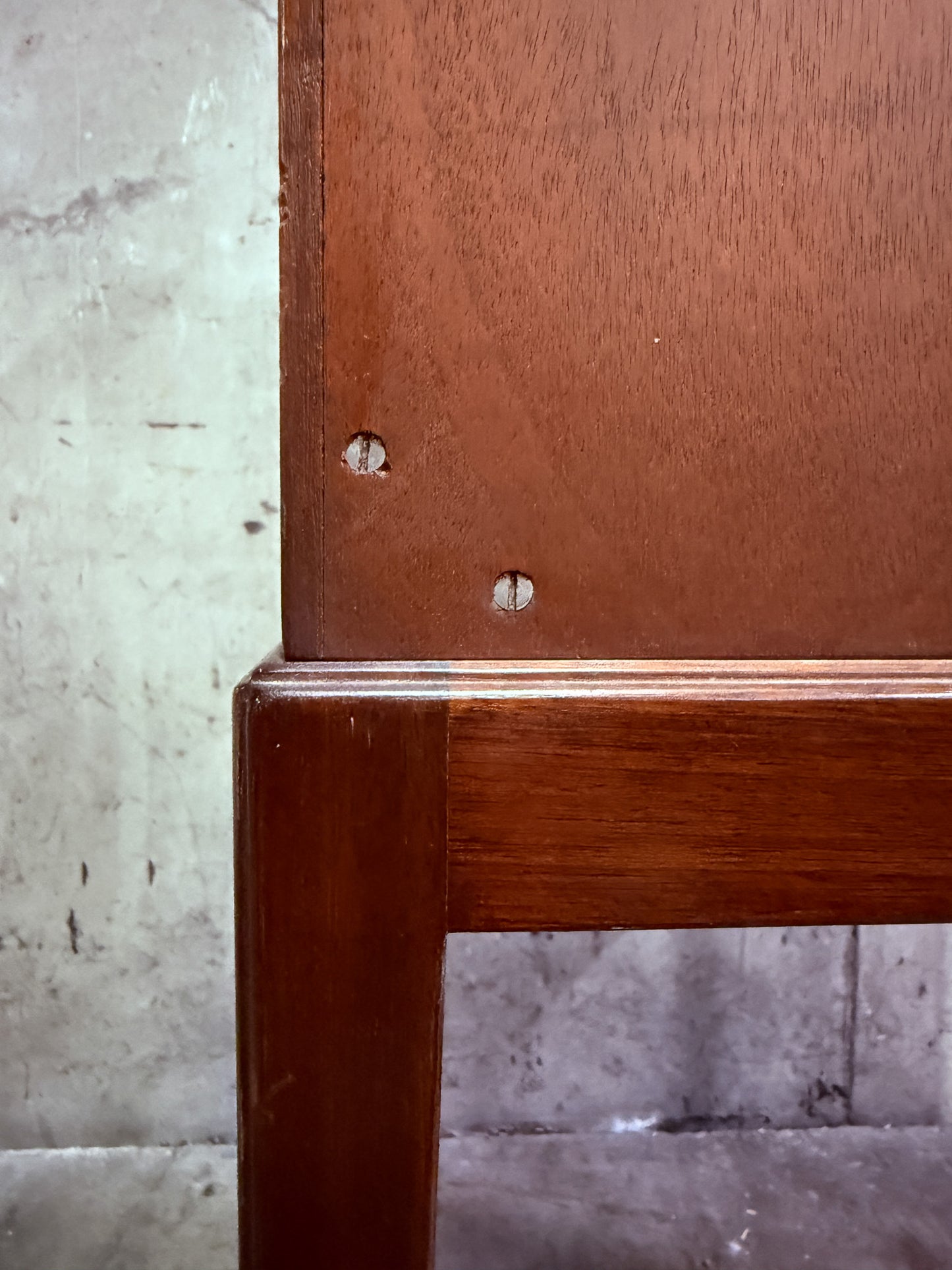 Frits Henningsen Danish Teak Drop-Front Bar Cabinet – 1940s Mid-Century Secretary (38” Tall)