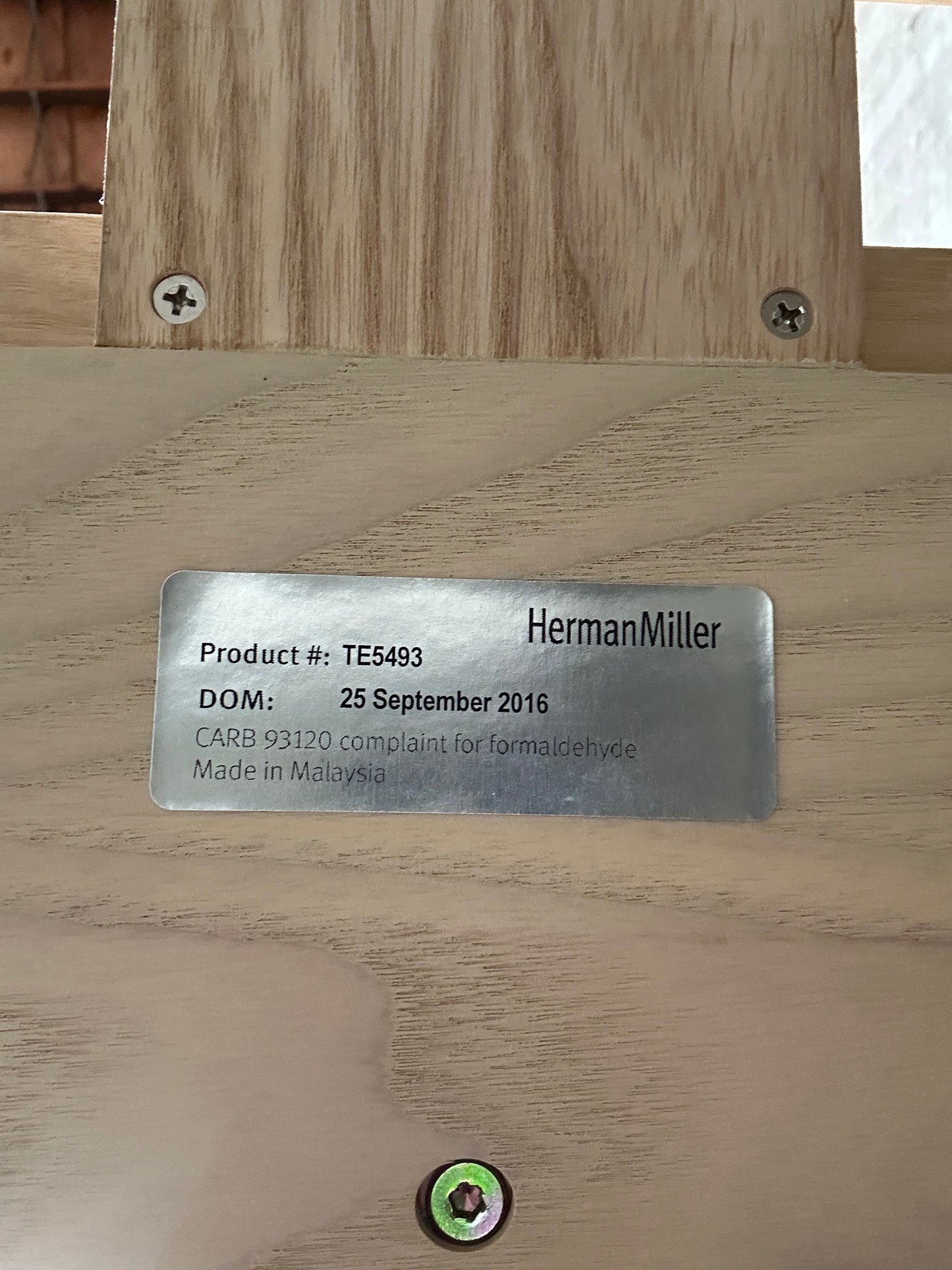Herman Miller George Nelson Maple Platform Bed, Queen, 2016
