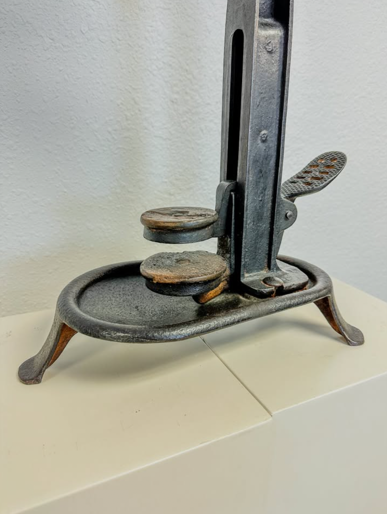 Antique Cast Iron French Wine Bottle Corker