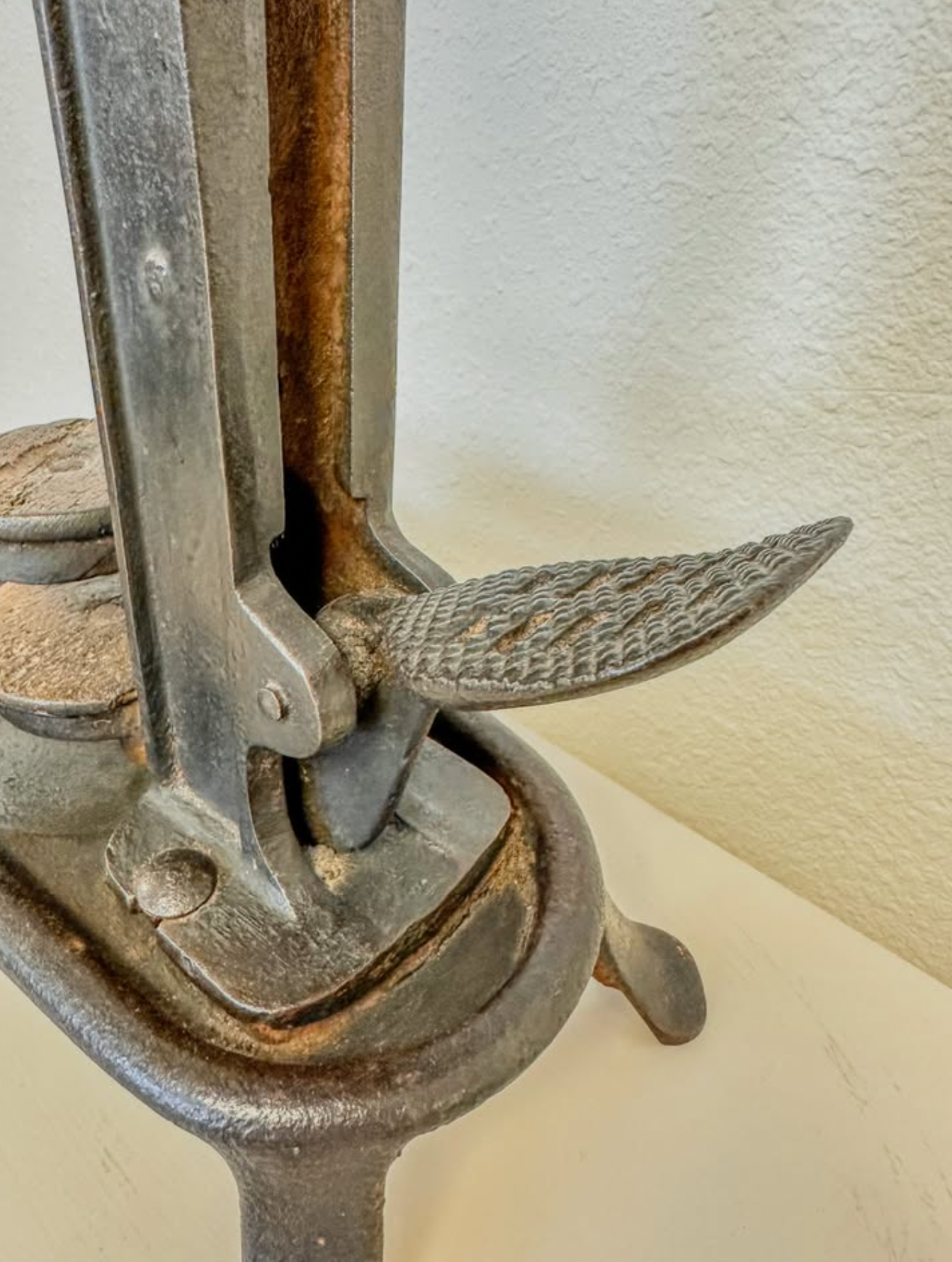 Antique Cast Iron French Wine Bottle Corker