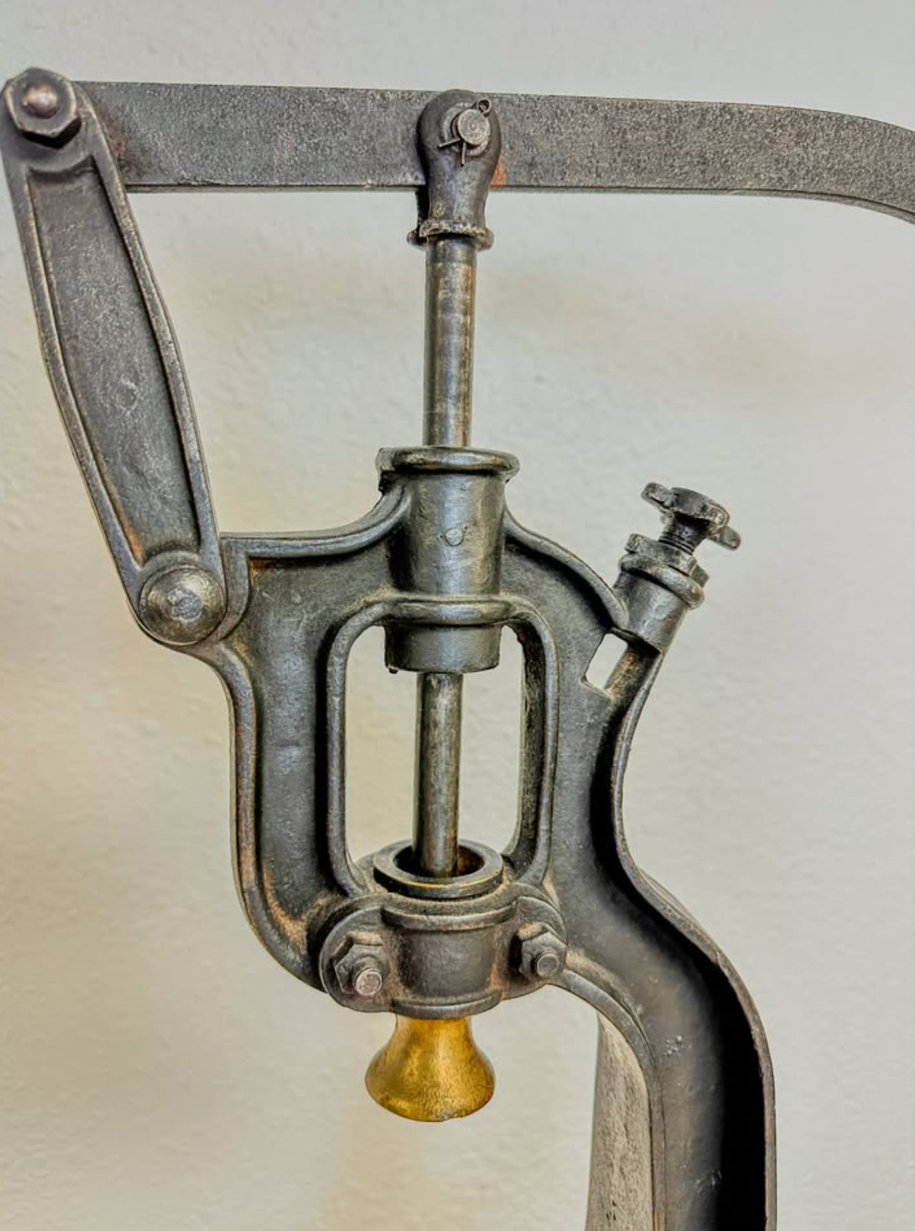 Antique Cast Iron French Wine Bottle Corker